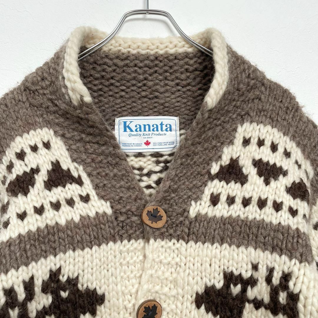 KANATA - KANATA カナタ ウッドボタン カナダ製 トナカイ KANATA - KANATA カナタ ウッドボタン カナダ製 トナカイ