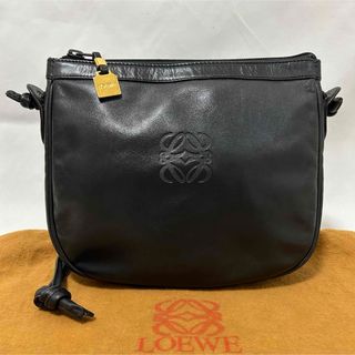 LOEWE - 極 美品 LOEWE ロエベ ロゴ 型押し ナッパレザー 本革 ミニ