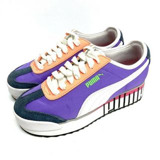 プーマ(PUMA)の★PUMA プーマ 372113-01 Wmns Roma Amor Logo Luminous スニーカー Purple パープル size23.5cm(スニーカー)