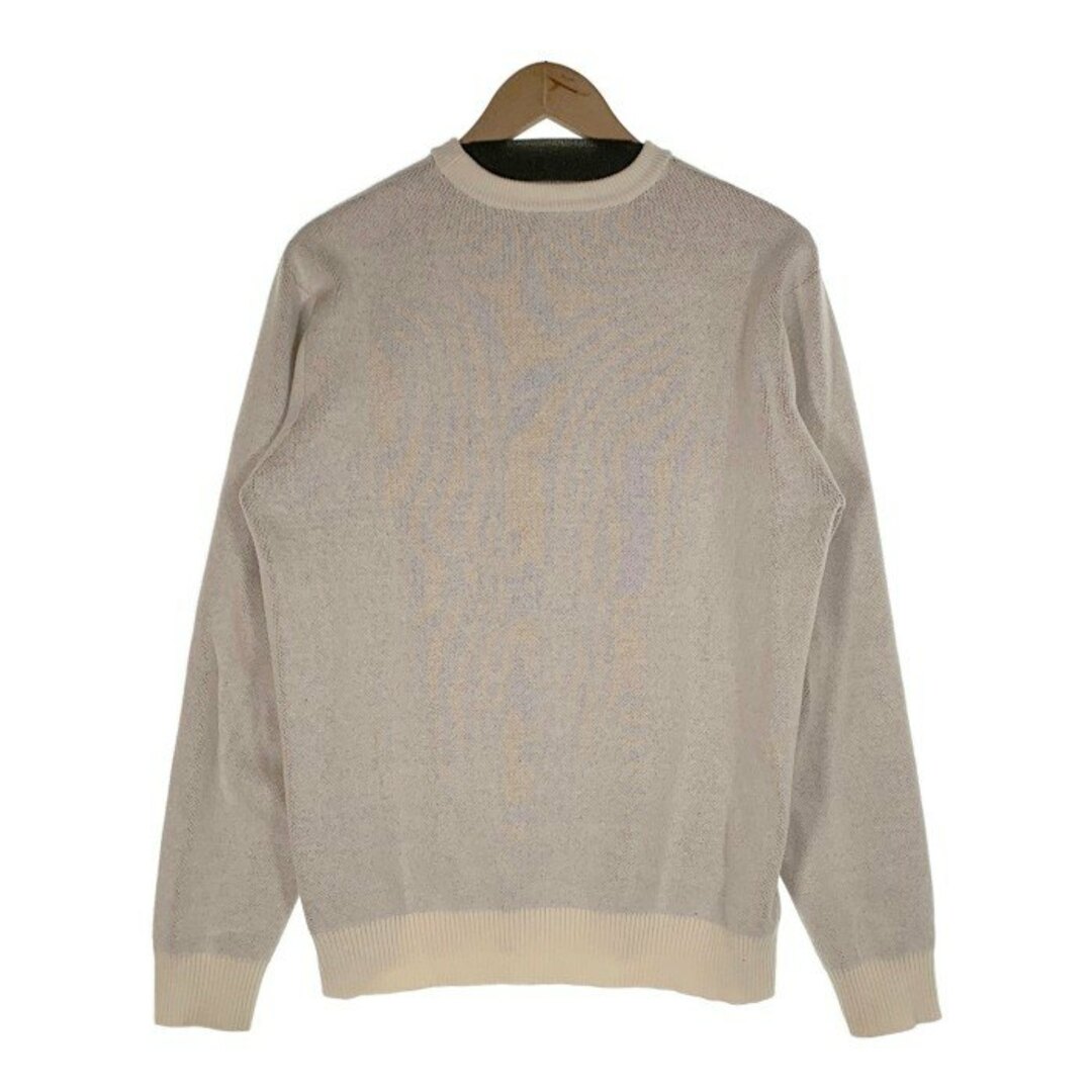 HUF(ハフ)のHUF ハフ Cotton Crewneck Sweater コットン クルーネックセーター ホワイト KN00463 Size M メンズのトップス(ニット/セーター)の商品写真