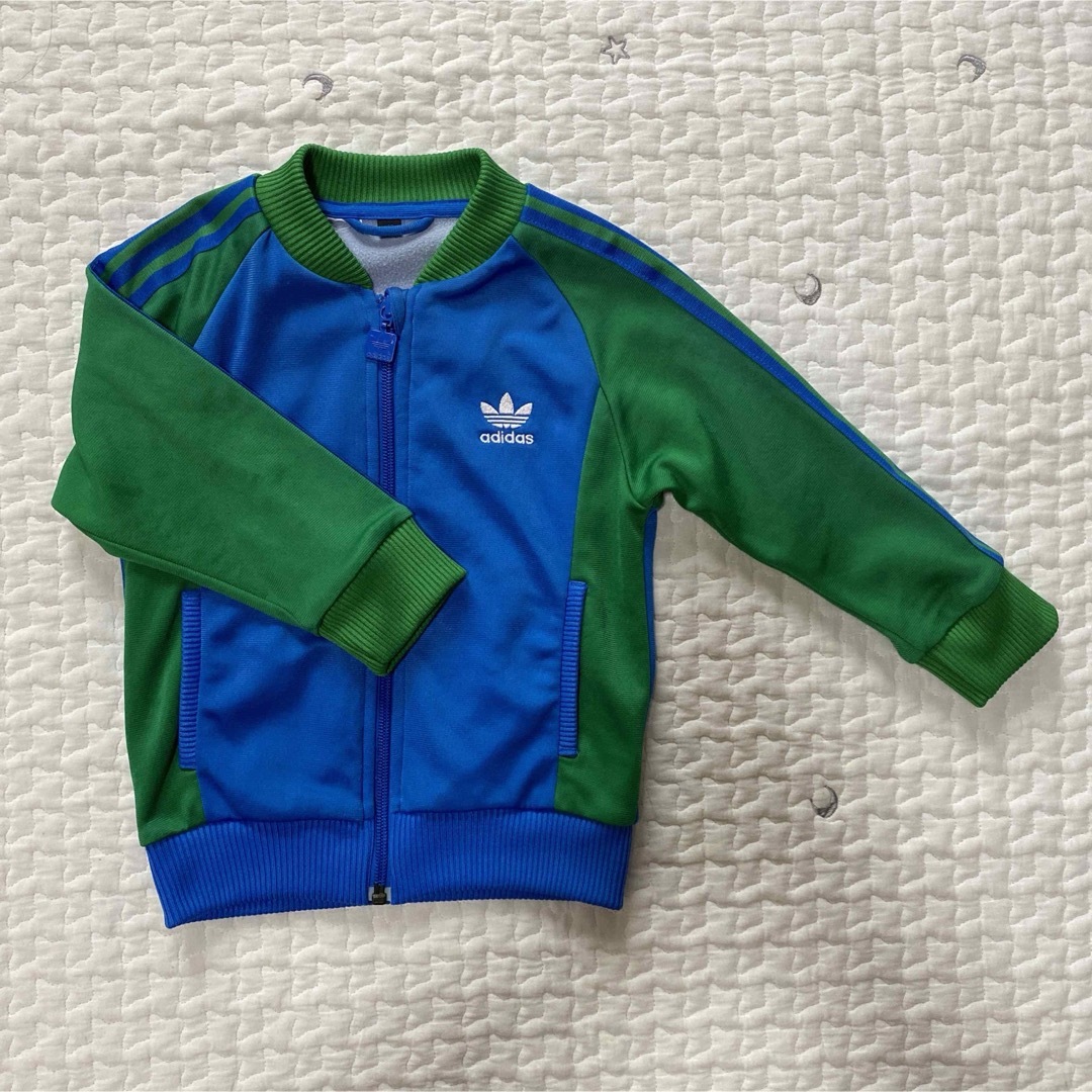 adidas(アディダス)のadidas アディダス　ジャージ　トラックジャケット キッズ/ベビー/マタニティのキッズ服男の子用(90cm~)(ジャケット/上着)の商品写真