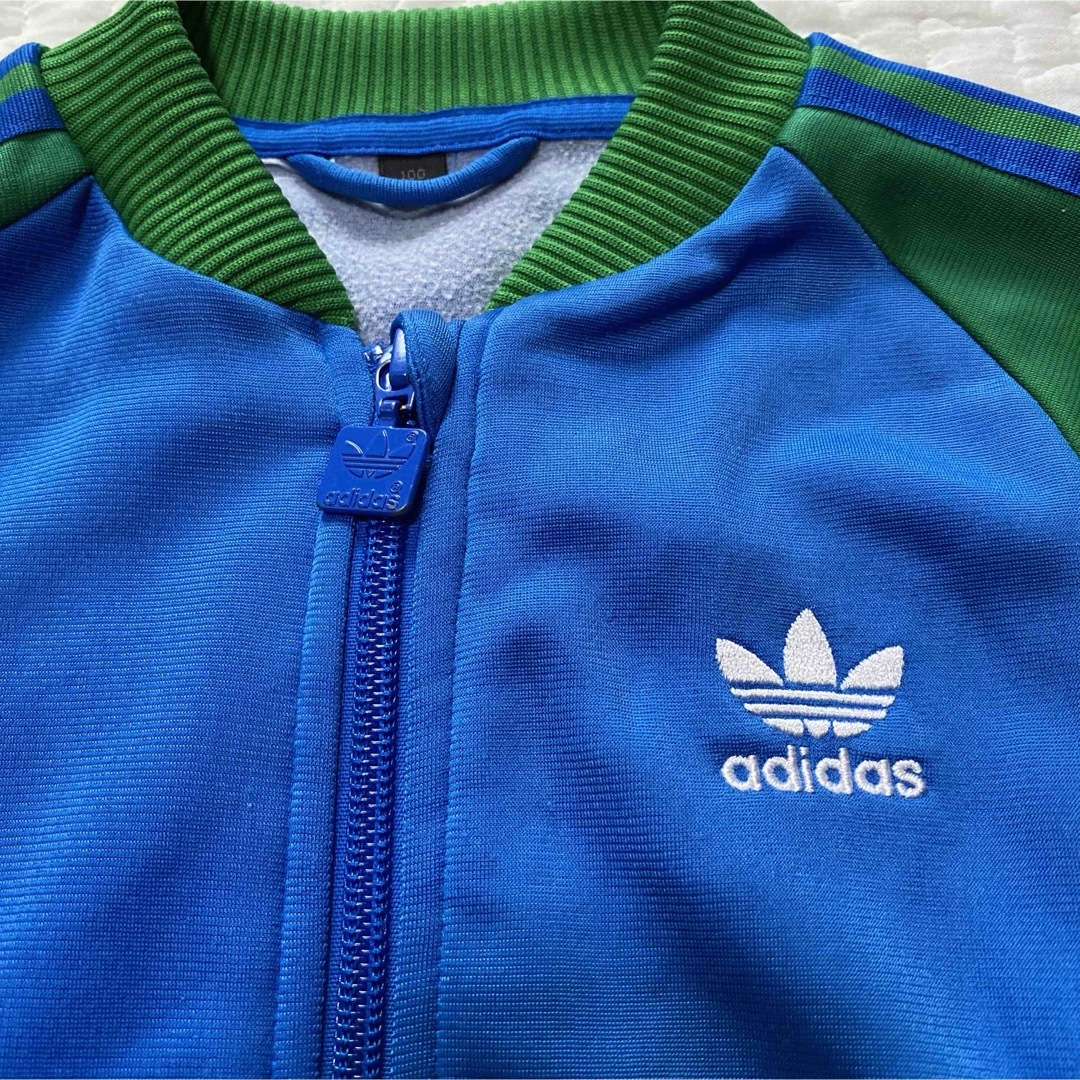 adidas(アディダス)のadidas アディダス　ジャージ　トラックジャケット キッズ/ベビー/マタニティのキッズ服男の子用(90cm~)(ジャケット/上着)の商品写真