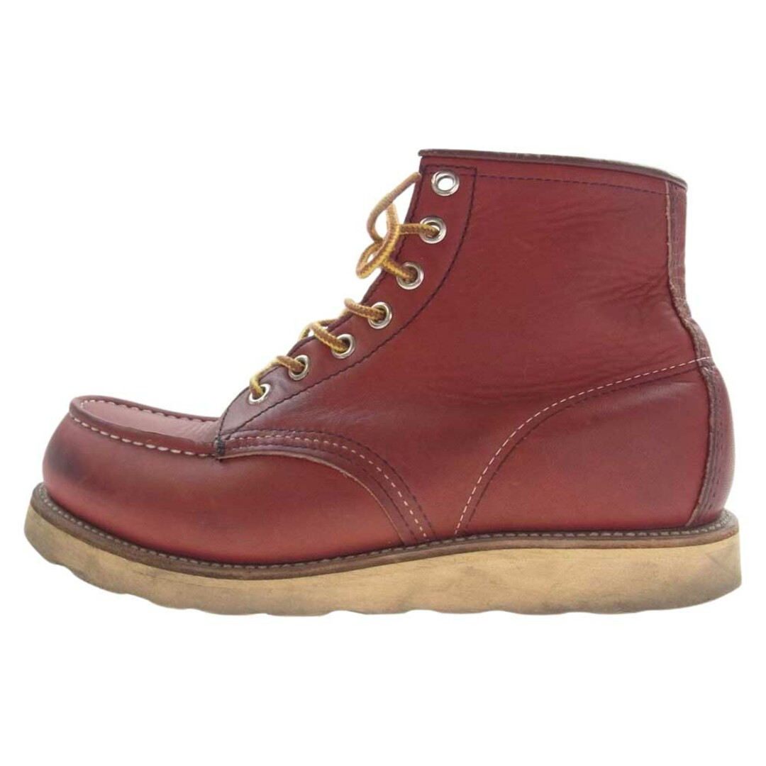 REDWING(レッドウィング)のRED WING レッドウィング ブーツ 875 90s 半円犬タグ アイリッシュセッター モックトゥ ブーツ レッド系 US6.5E【中古】 レディースの靴/シューズ(ブーツ)の商品写真