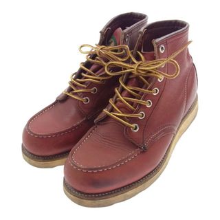 レッドウィング(REDWING)のRED WING レッドウィング ブーツ 875 90s 半円犬タグ アイリッシュセッター モックトゥ ブーツ レッド系 US6.5E【中古】(ブーツ)