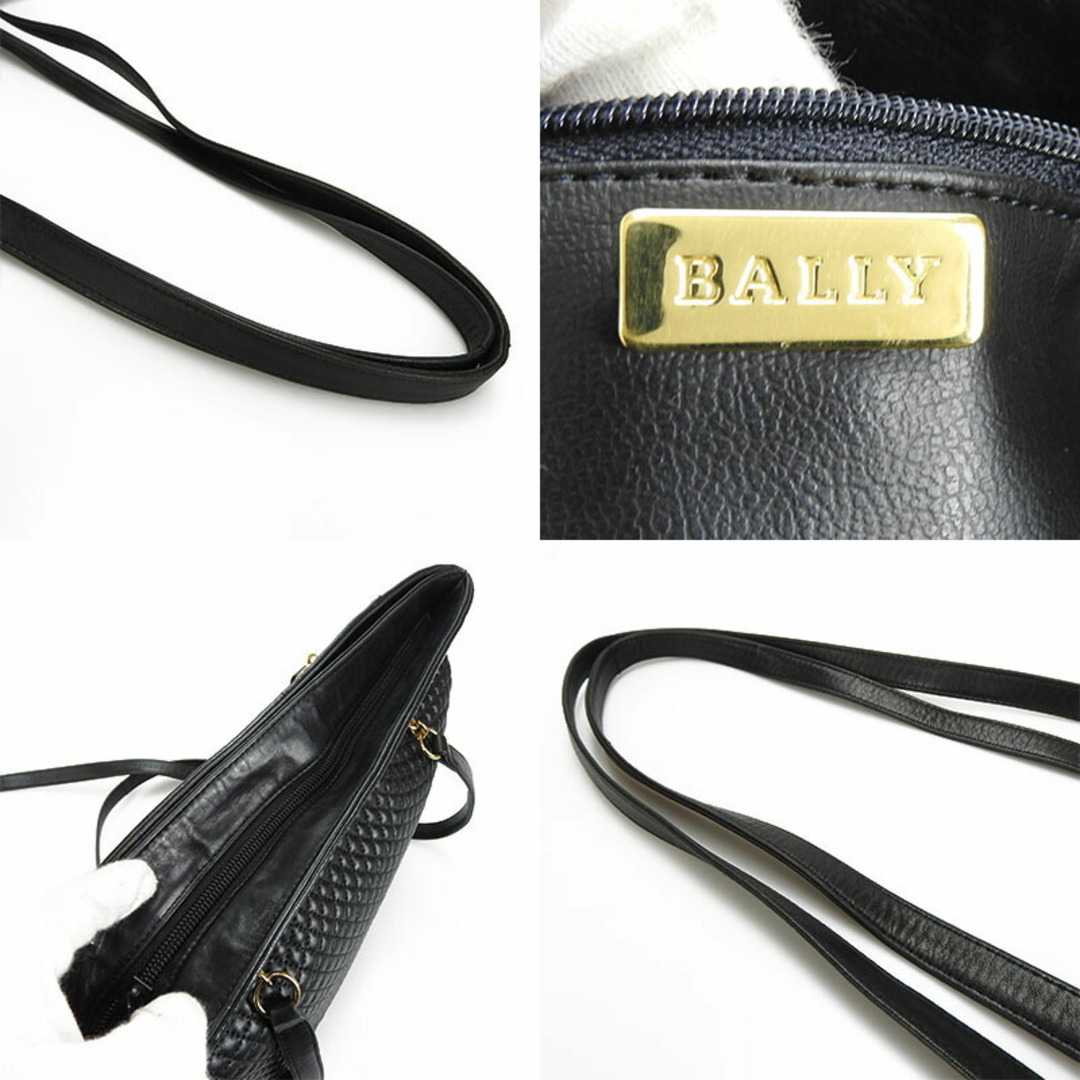 Bally(バリー)の【中古】 バリー トートバッグ レザー ブラック ゴールド金具 キルティング レディース 女性 BALLY レディースのバッグ(トートバッグ)の商品写真