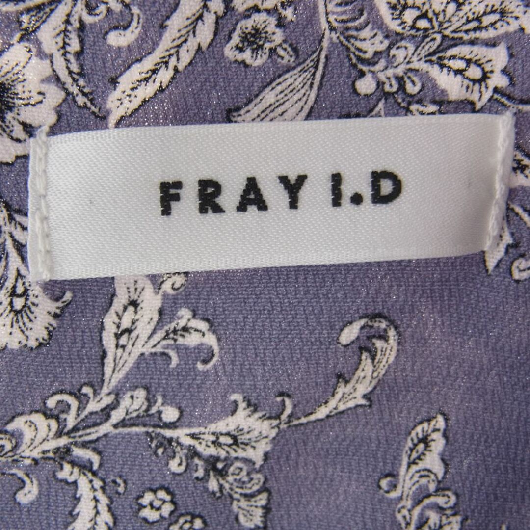 フレイ アイディー FRAY I.D ワンピース 20SS FWFO201104 ヴィンテージレーヨンフラワープリントワンピース パープル系【中古】 レディースのワンピース(その他)の商品写真