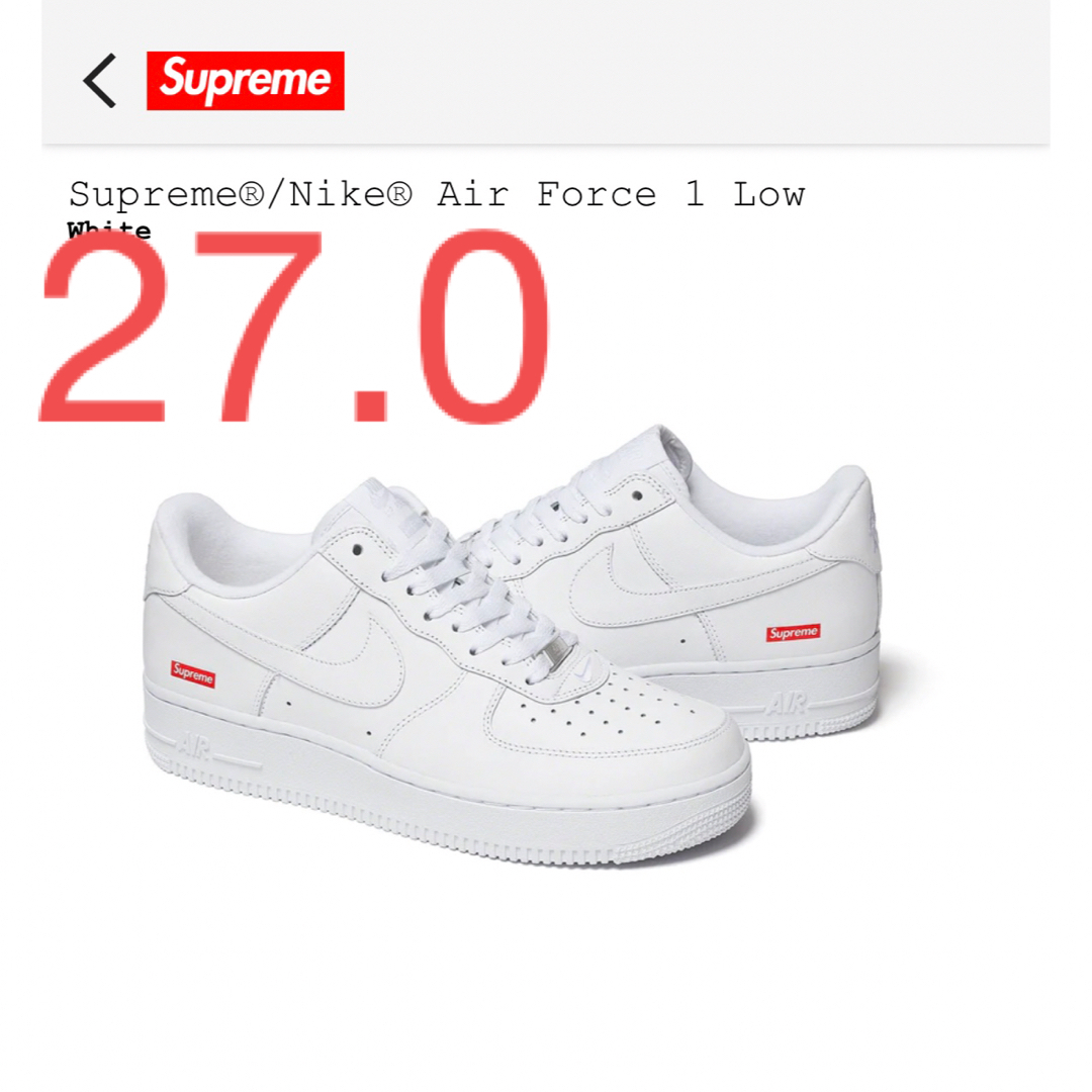 Supreme(シュプリーム)のSupreme Nike Air Force1 Low メンズの靴/シューズ(スニーカー)の商品写真