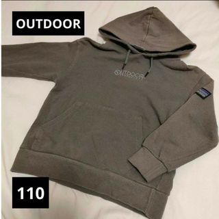 アウトドア(OUTDOOR)のOUTDOOR（アウトドア）フード付きトレーナー　110サイズ(Tシャツ/カットソー)