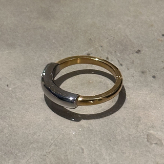 クラネ(CLANE)のDouble color plate ring No.1212(リング(指輪))