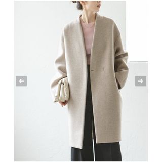 ノーブル(Noble)のNOBLE  新品♡ MTRウールカシミヤミニマルVコート38サイズ♡(その他)