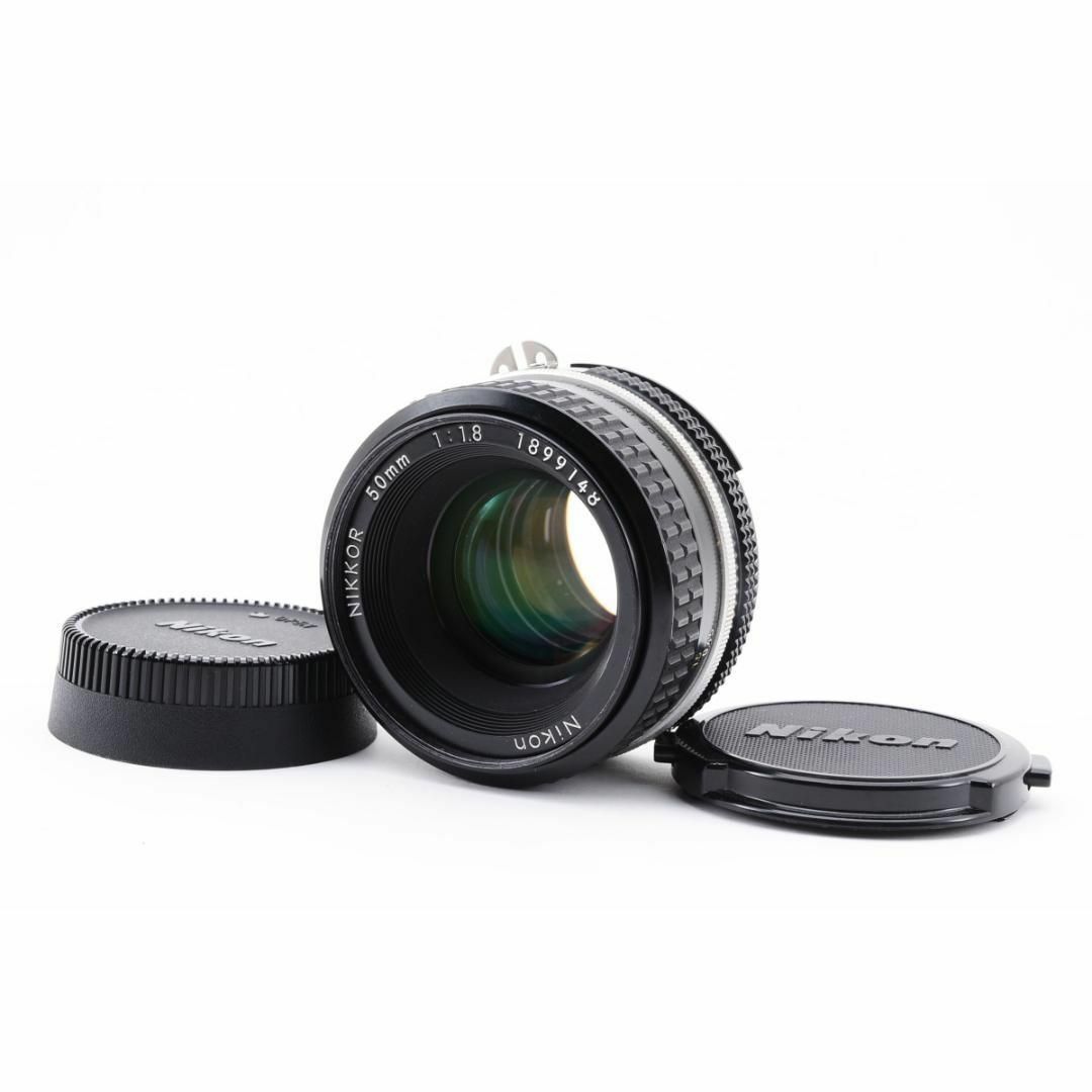 Nikon(ニコン)の❁極美品❁単焦点レンズ❁ Nikon Ai NIKKOR 50mm F1.8 スマホ/家電/カメラのカメラ(レンズ(単焦点))の商品写真