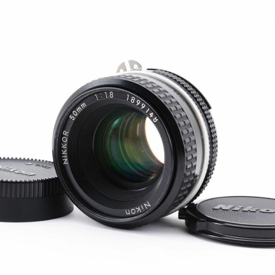 Nikon(ニコン)の❁極美品❁単焦点レンズ❁ Nikon Ai NIKKOR 50mm F1.8 スマホ/家電/カメラのカメラ(レンズ(単焦点))の商品写真