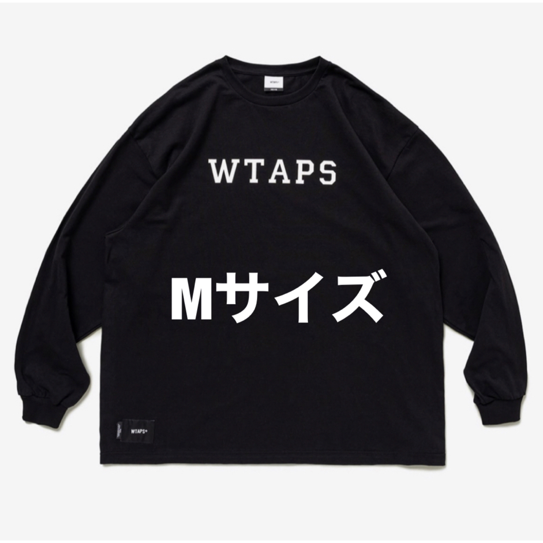 W)taps(ダブルタップス)の23AW WTAPS COLLEGE LS BLACK Mサイズ メンズのトップス(Tシャツ/カットソー(七分/長袖))の商品写真