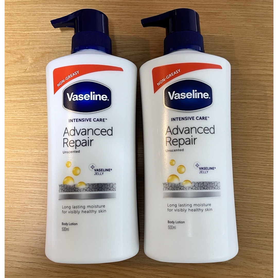 Vaseline(ヴァセリン)の新品　ヴァセリン アドバンスドリペア ボディ ローション 500ml 2個セット コスメ/美容のボディケア(ボディローション/ミルク)の商品写真