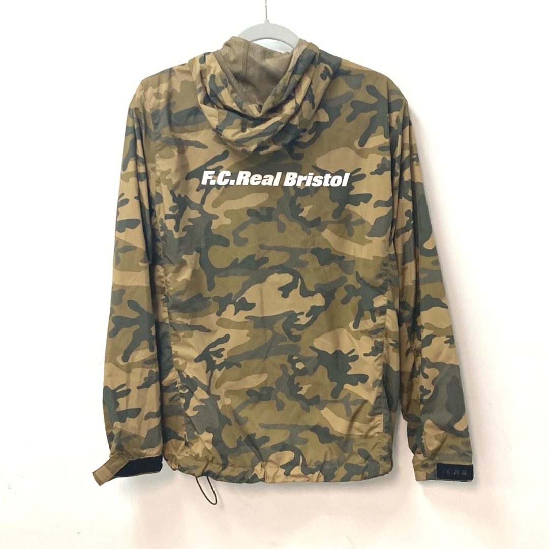 F.C.R.B.(エフシーアールビー)のエフシーアールビー F.C.R.B. 迷彩 カモフラ NIKE ナイキコラボ ジップアップ パーカー アウター 長袖 フード有り アパレル アウター ジャケット ポリエステル ブラウン メンズのジャケット/アウター(マウンテンパーカー)の商品写真