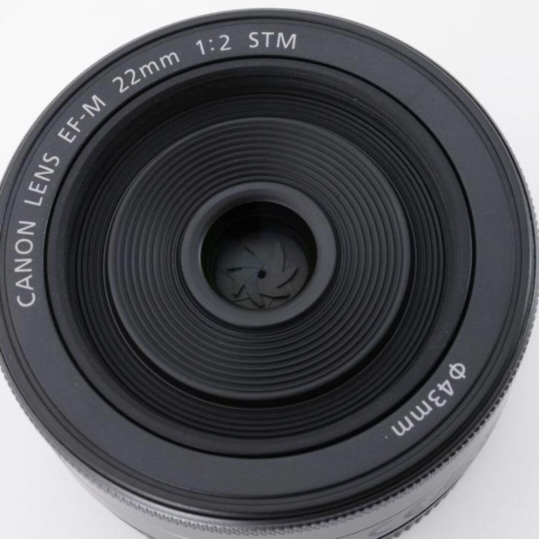 Canon(キヤノン)の❁ほぼ新品❁ EF-M 22mm F2 STM ❁単焦点広角レンズ❁ スマホ/家電/カメラのカメラ(レンズ(単焦点))の商品写真