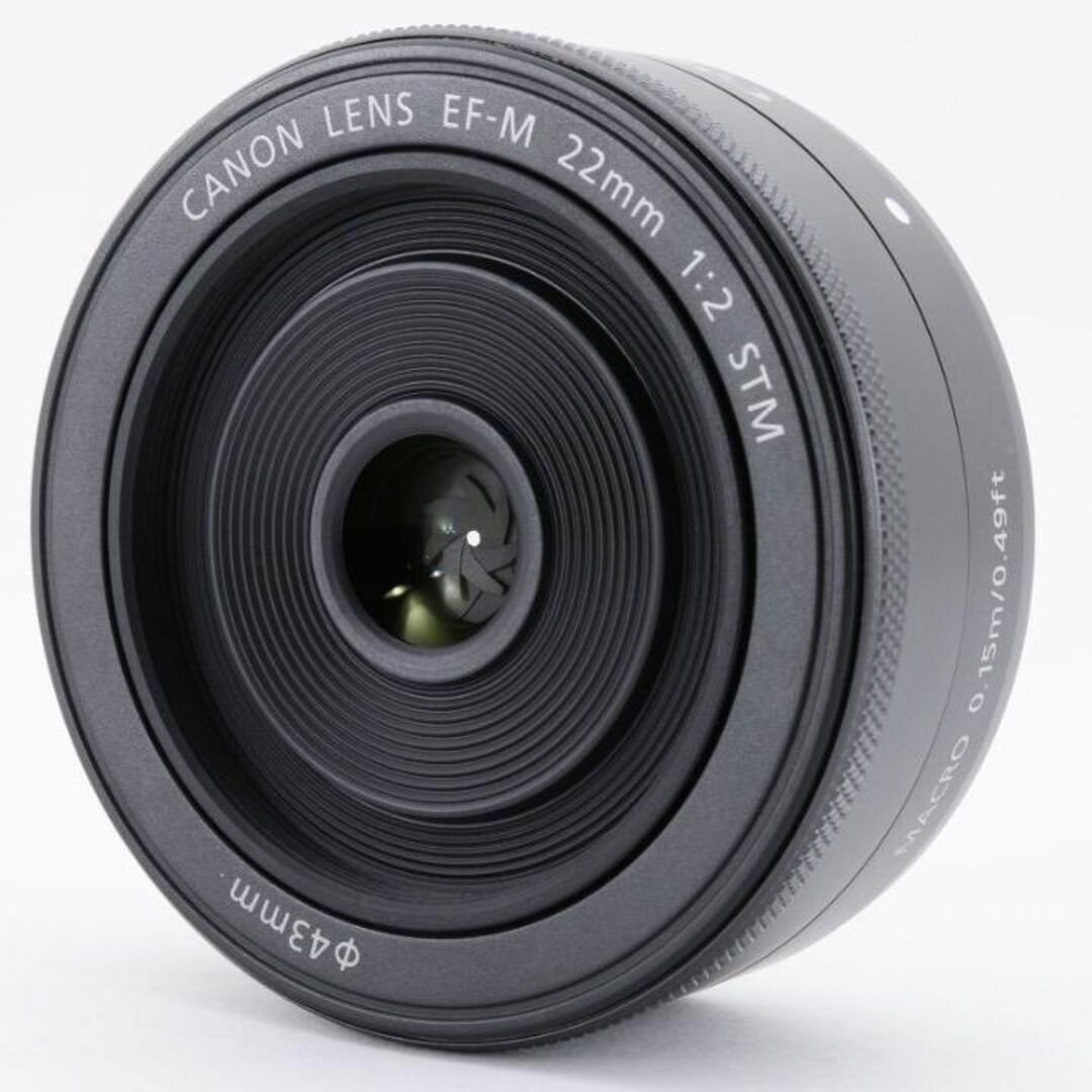 Canon(キヤノン)の❁ほぼ新品❁ EF-M 22mm F2 STM ❁単焦点広角レンズ❁ スマホ/家電/カメラのカメラ(レンズ(単焦点))の商品写真