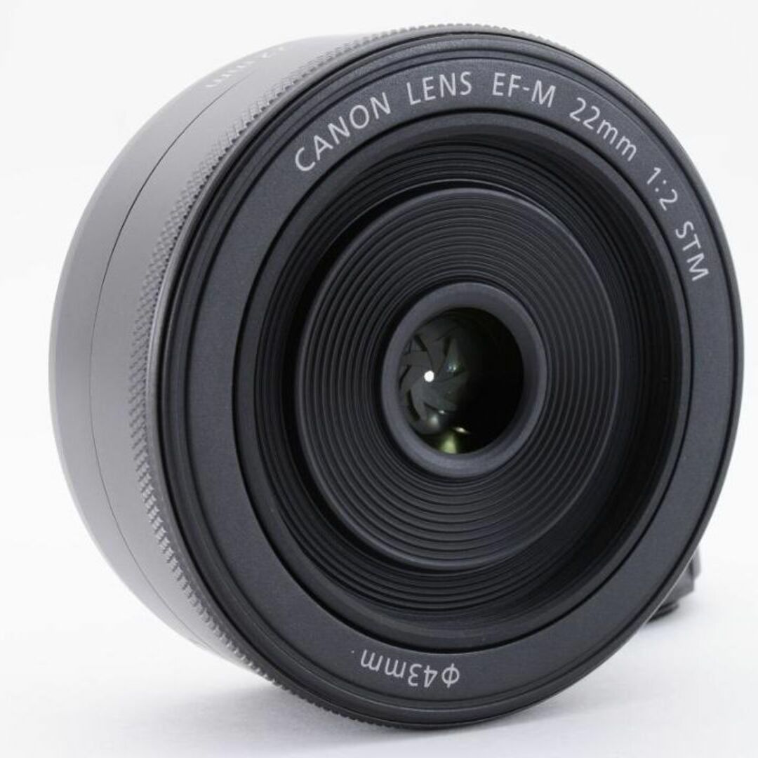 Canon(キヤノン)の❁ほぼ新品❁ EF-M 22mm F2 STM ❁単焦点広角レンズ❁ スマホ/家電/カメラのカメラ(レンズ(単焦点))の商品写真