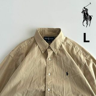 ポロラルフローレン(POLO RALPH LAUREN)のポロ ラルフローレン 長袖シャツ コットンツイルシャツ ワンポイント 刺繍ロゴ(シャツ)