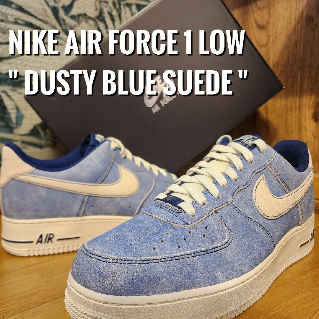 NIKE(ナイキ)の【海外限定】ナイキ エアフォース 1 ロー  Dusty Blue Suede メンズの靴/シューズ(スニーカー)の商品写真