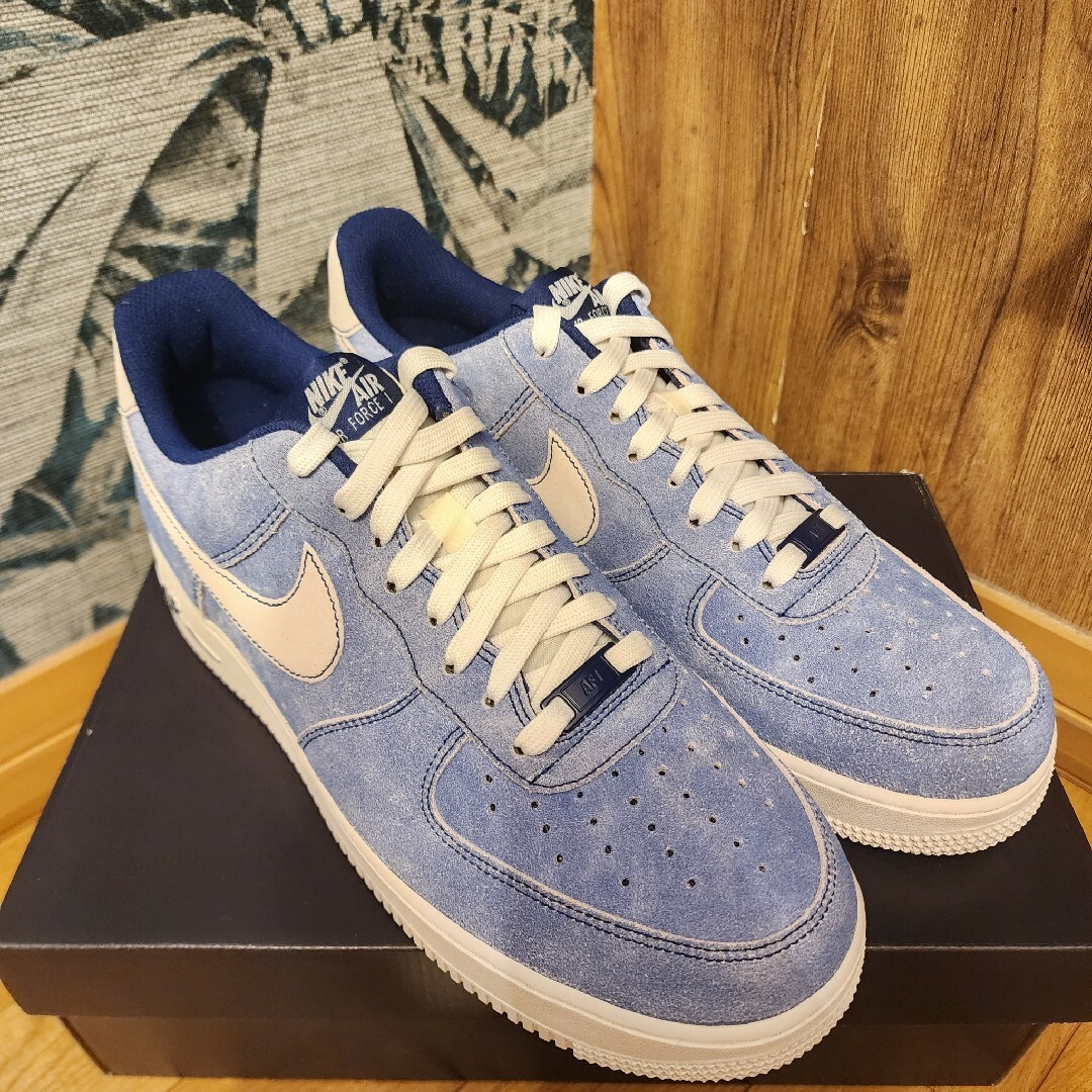 NIKE(ナイキ)の【海外限定】ナイキ エアフォース 1 ロー  Dusty Blue Suede メンズの靴/シューズ(スニーカー)の商品写真