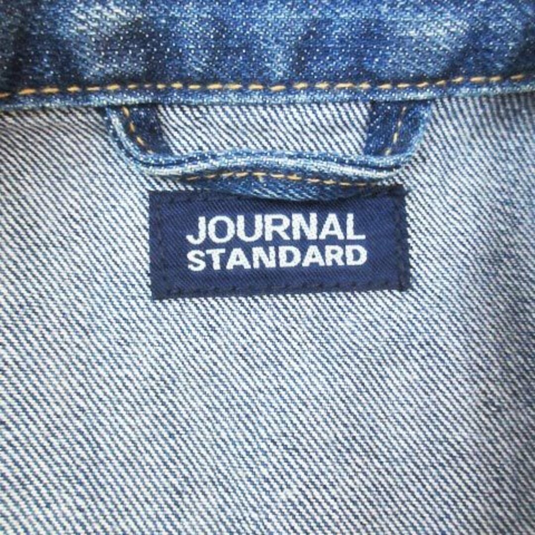 JOURNAL STANDARD(ジャーナルスタンダード)のジャーナルスタンダード デニムジャケット Gジャン ジージャン ミドル丈 S 青 レディースのジャケット/アウター(Gジャン/デニムジャケット)の商品写真