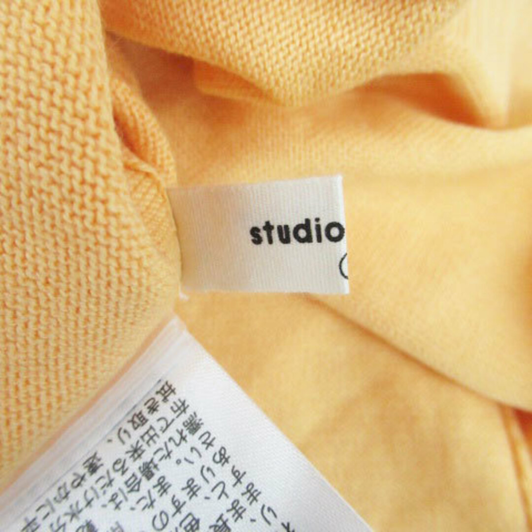 STUDIO CLIP(スタディオクリップ)のスタディオクリップ ニット カットソー Vネック オーバーサイズ F オレンジ レディースのトップス(ニット/セーター)の商品写真