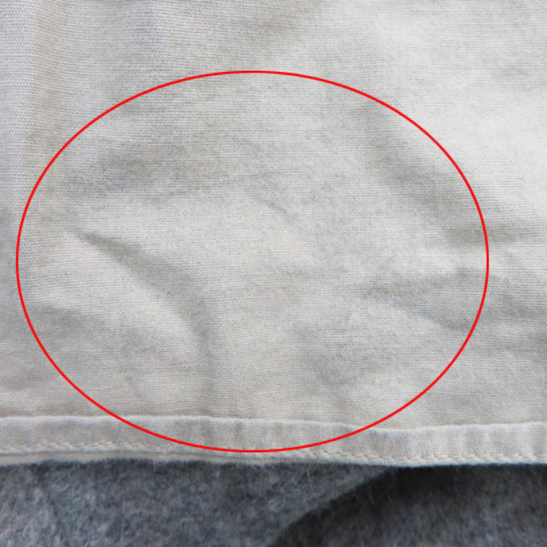 HARE(ハレ)のハレ HARE カジュアルシャツ 長袖 切替 無地 M ベージュ /YK30 メンズのトップス(シャツ)の商品写真