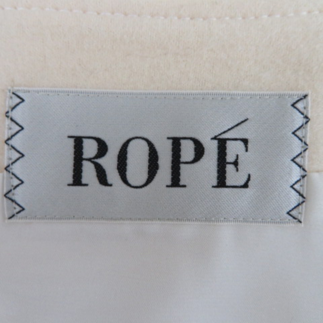 ROPE’(ロペ)のロペ フレアスカート ミモレ丈 無地 ウール 38 アイボリー /YK12 レディースのスカート(ひざ丈スカート)の商品写真