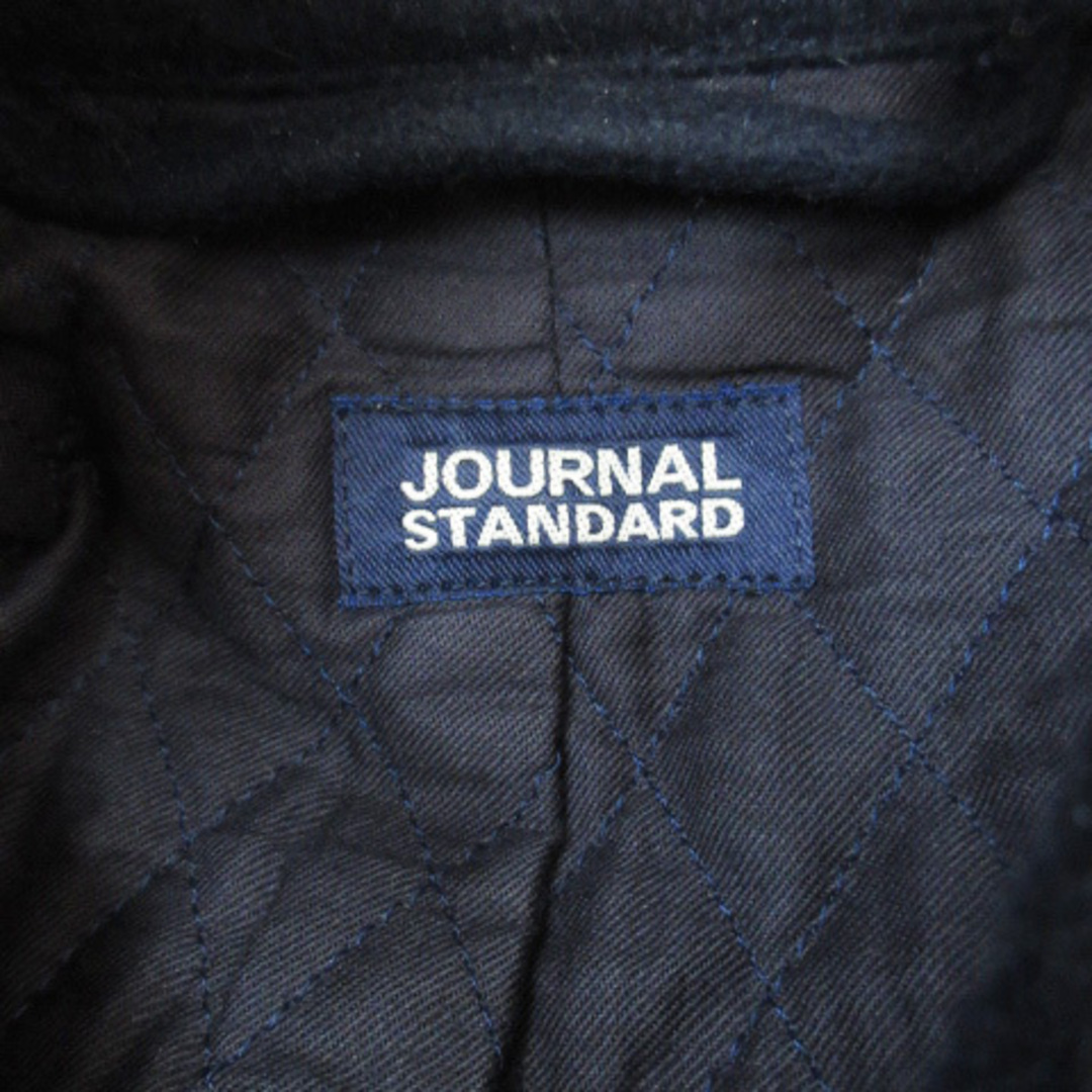 JOURNAL STANDARD(ジャーナルスタンダード)のジャーナルスタンダード Pコート ショート丈 アンゴラ ウール混 中綿 F 紺 レディースのジャケット/アウター(ピーコート)の商品写真