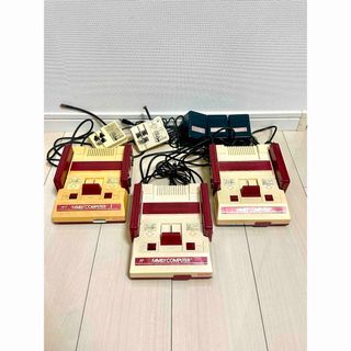 ニンテンドウ(任天堂)の任天堂 ファミコン本体 3台セット(家庭用ゲーム機本体)