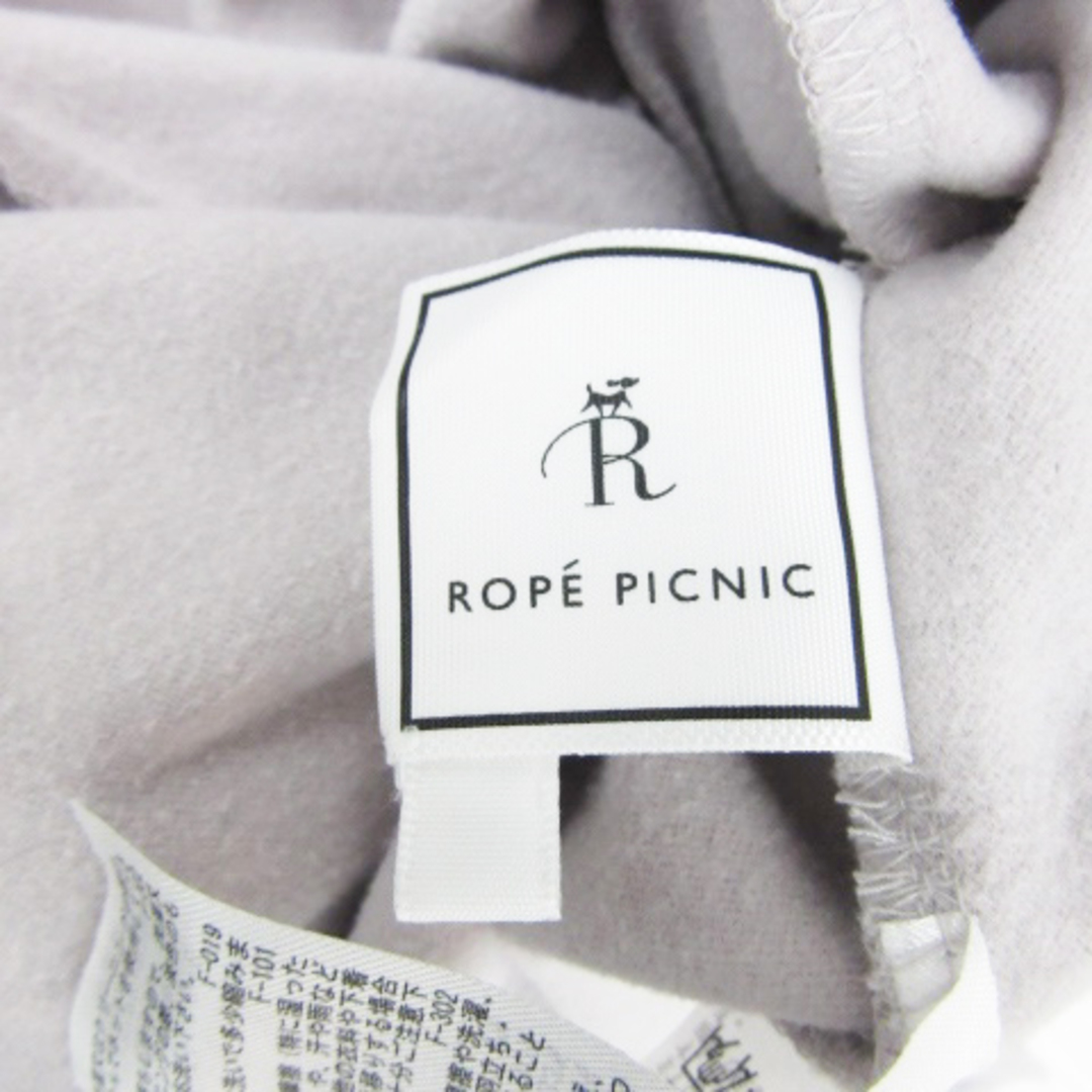 Rope' Picnic(ロペピクニック)のロペピクニック ワンピース ひざ丈 七分袖 38 ライトグレー レディースのワンピース(ひざ丈ワンピース)の商品写真