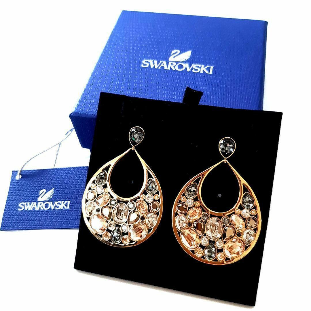 SWAROVSKI(スワロフスキー)の極美品　スワロフスキー　Dorado ピアス　ストーン　フォーマル　結婚式 レディースのアクセサリー(ピアス)の商品写真