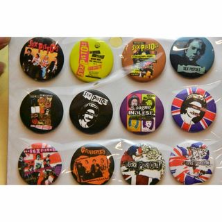 ◆缶バッジ12個セット◆SEX PISTOLS　セックスピストルズ◆3.1㎝◆①(その他)