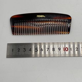 フェンディ(FENDI)のFENDI フェンディ コーム くし　ブラウン　べっこう風　no.83(ヘアブラシ/クシ)