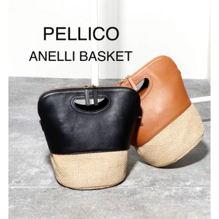 ペリーコ(PELLICO)の新品【PELLICO】ペリーコ ハンドバッグ＊ショルダーバッグ ブラック(ハンドバッグ)