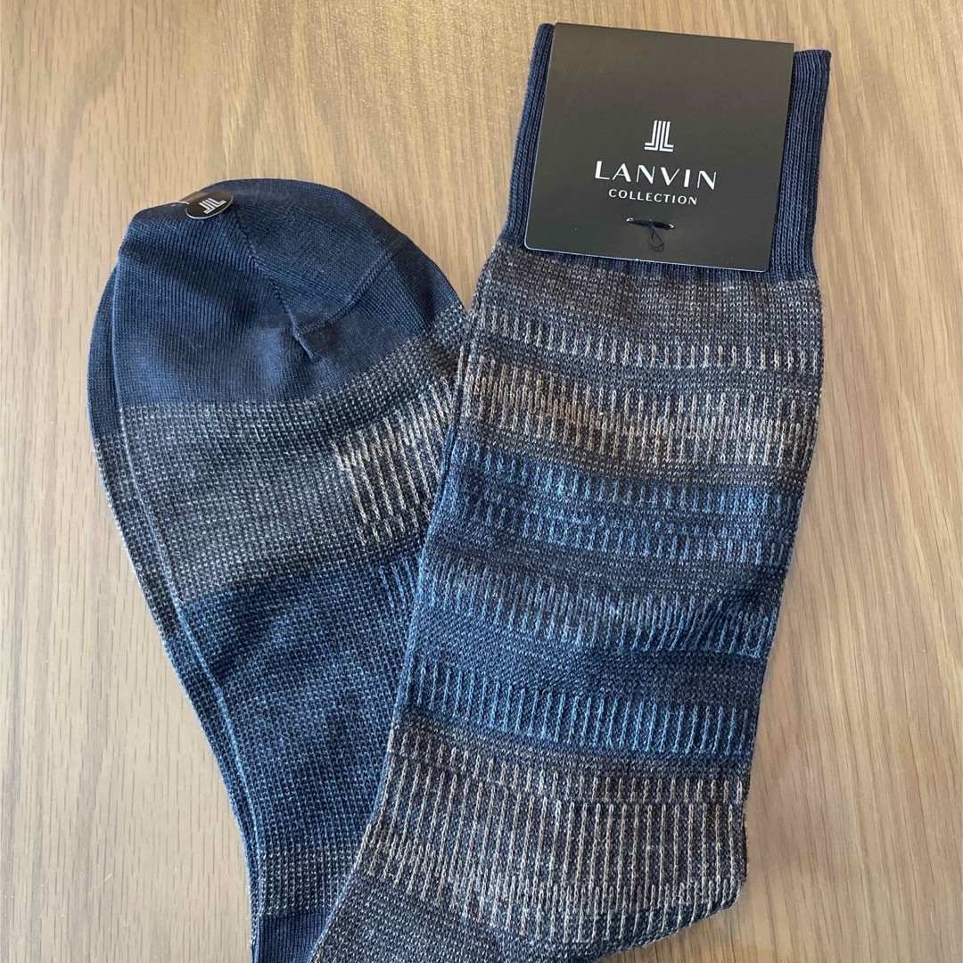 LANVIN COLLECTION(ランバンコレクション)のランバンLANVIN 男性ソックス　25〜26センチ メンズのレッグウェア(ソックス)の商品写真