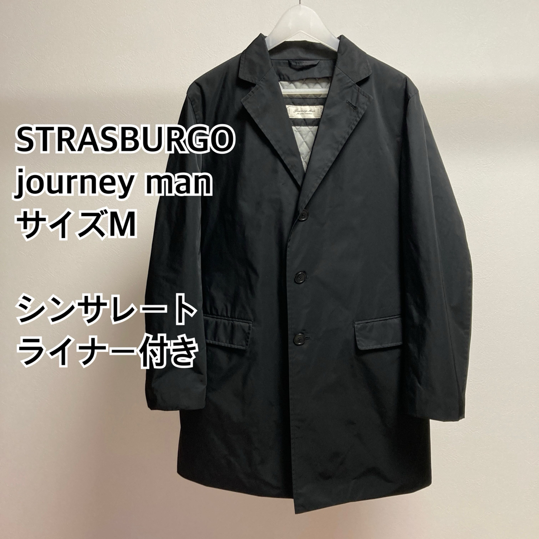 Mサイズ STRASBURGO journey man ジャーニーマン コート メンズのジャケット/アウター(チェスターコート)の商品写真