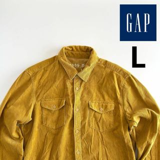 ギャップ(GAP)のOLD GAP ギャップ コーデュロイ 長袖シャツ 黄 マスタード L(シャツ)