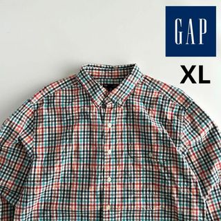 ギャップ(GAP)のOLD GAP オールドギャップ BDシャツ 長袖シャツ ギンガムチェック XL(シャツ)