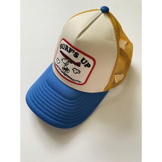 ニューエラー(NEW ERA)のニューエラ　スヌーピー　黄色　青　キャップ　9FORTY(帽子)