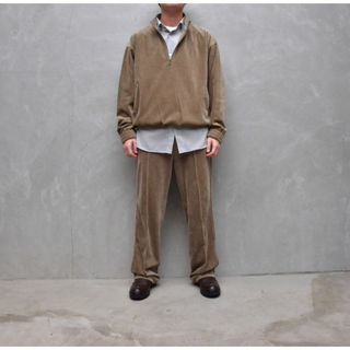 オーラリー(AURALEE)のAURALEE  COTTON VELOUR HALF ZIP BLOUSON(ブルゾン)