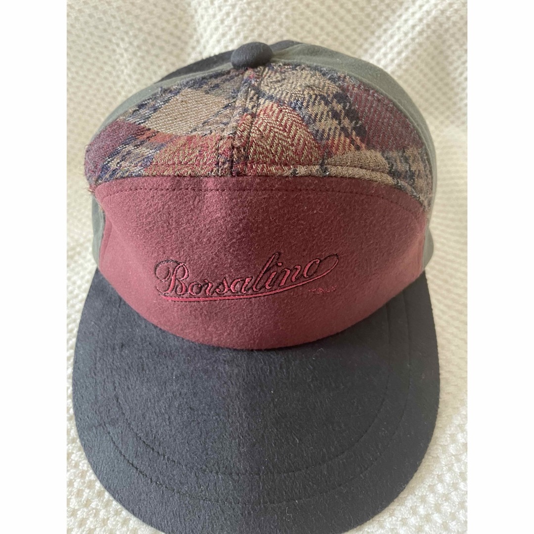 Borsalino(ボルサリーノ)のボルサリーノ Borsalino ITALY☆パッチワーク キャップ 56.5 メンズの帽子(キャップ)の商品写真