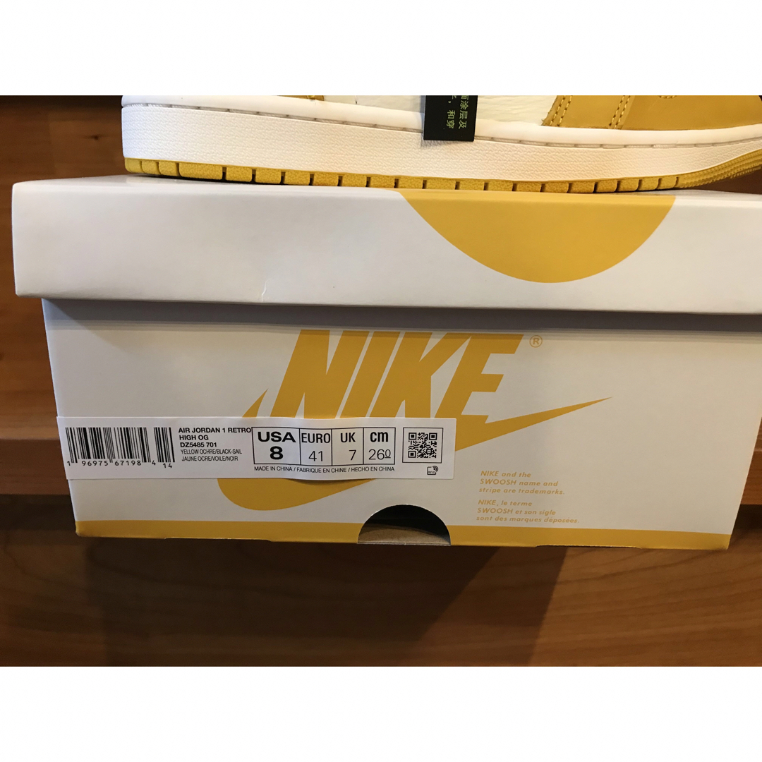 Jordan Brand（NIKE）(ジョーダン)のAir Jordan1 Retro High OG "Yellow Ochre" メンズの靴/シューズ(スニーカー)の商品写真