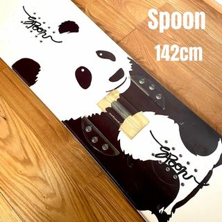 パンダ柄 スノーボード Spoon Charm 142cm スプーン チャーム(ボード)