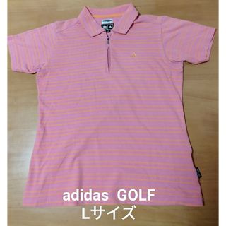 アディダス(adidas)の【№481】✨アディダス ゴルフ ポロシャツ ハーフジップ 半袖 L(ポロシャツ)