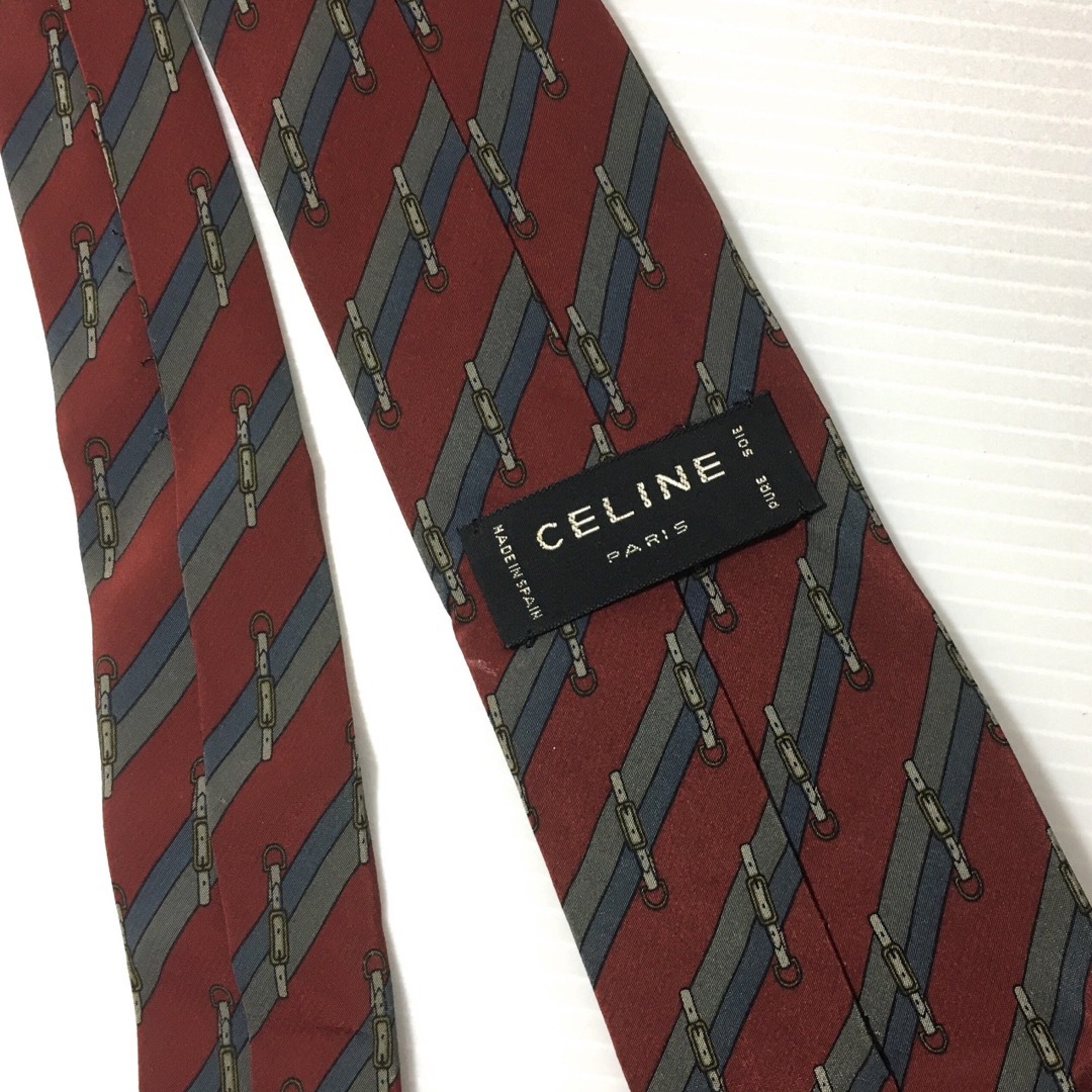 celine(セリーヌ)の【訳アリ】　CELINE　ネクタイ　セリーヌ　メンズ　ネクタイ メンズのファッション小物(ネクタイ)の商品写真