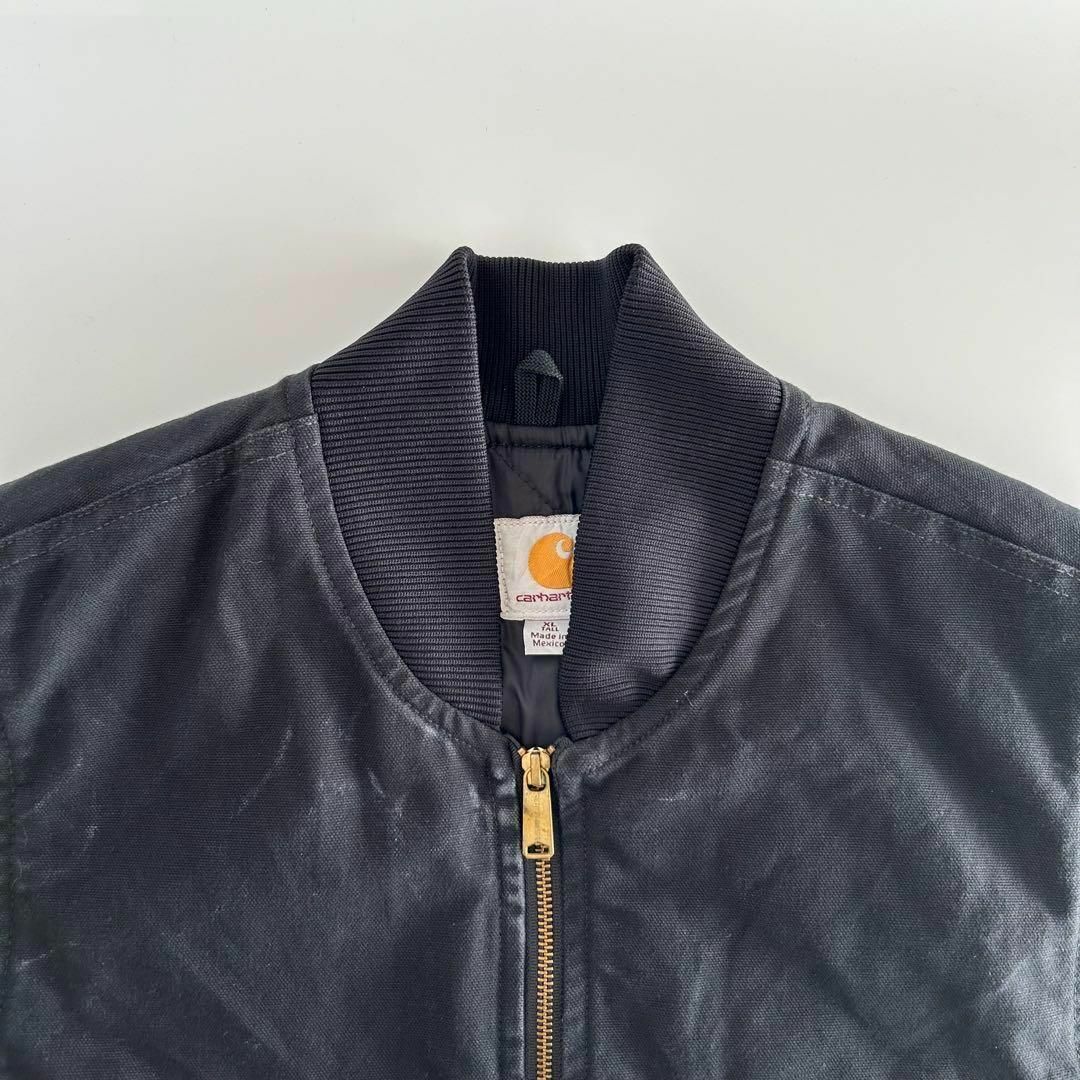 オンラインストア早割 カーハート carhartt ダックベスト ブラック 黒 XL メキシコ製