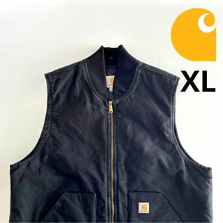 carhartt - カーハート ダックベスト オーバーサイズＬ緑グリーン