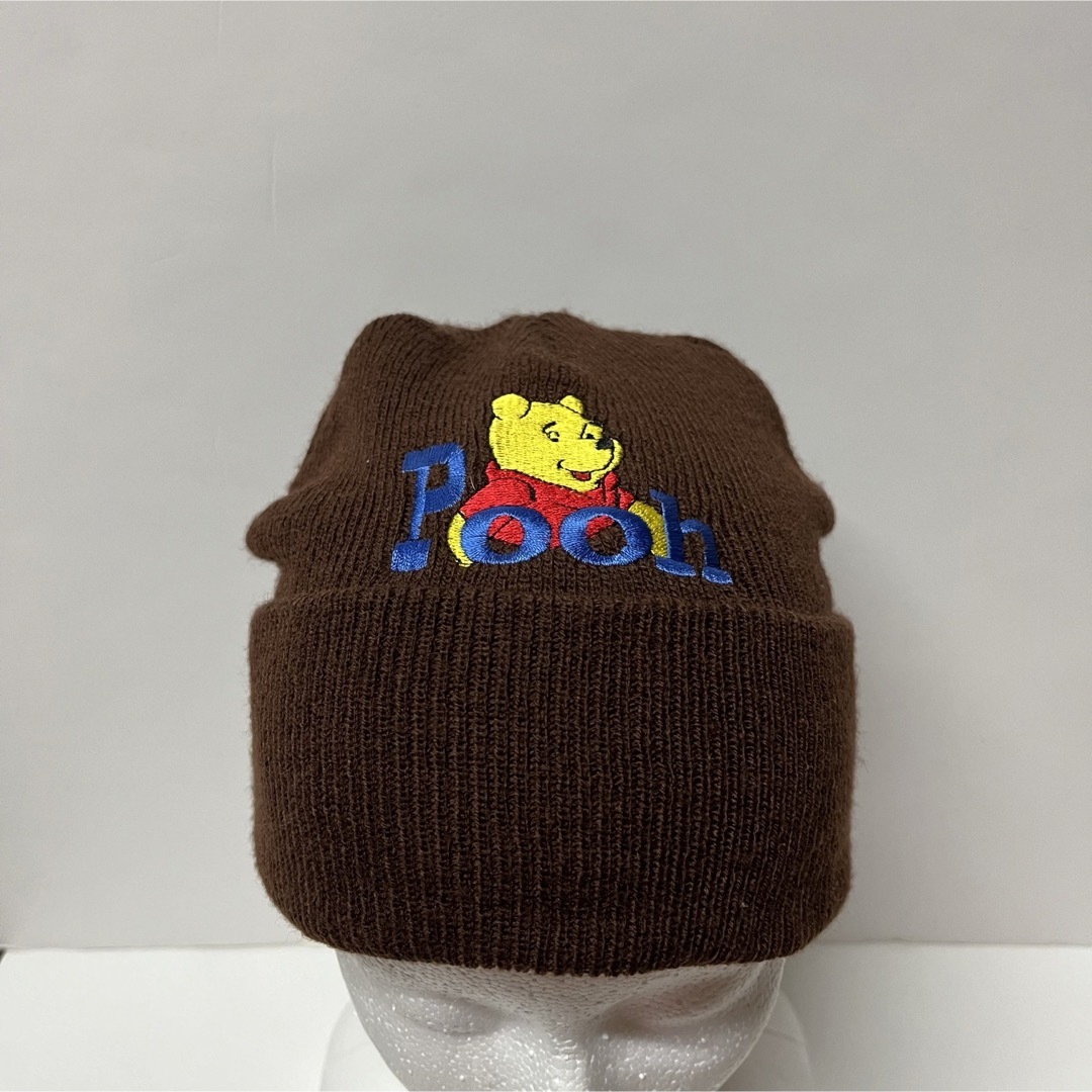 くまのプーさん(クマノプーサン)のDisney Winnie The Pooh Knit Cap Brown メンズの帽子(ニット帽/ビーニー)の商品写真